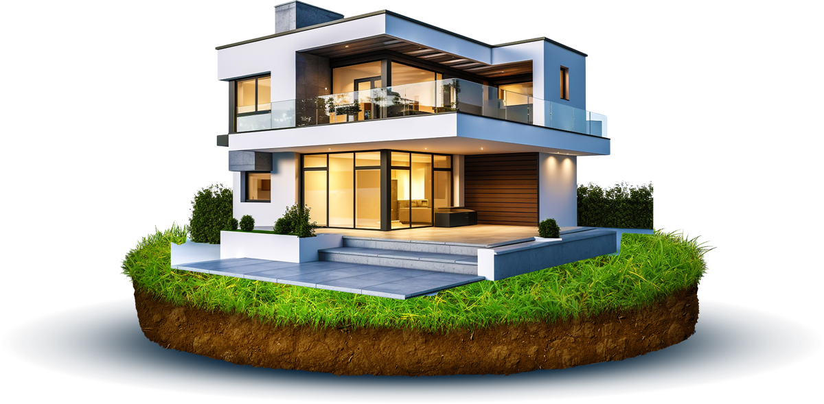 Modern home illustration